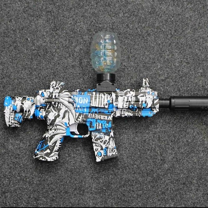 Picture of Electric M416Gel Ball Blaster, Big Size M416 Electric Water Bead Blaster Toy – Safe & Fun Playtime Set - Multicolor