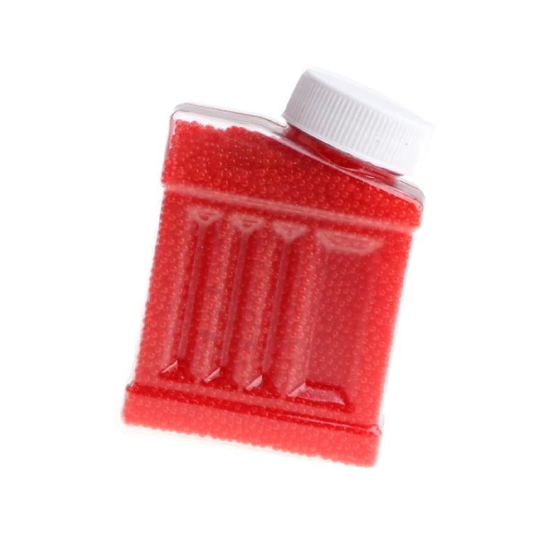 Picture of Water Gel Beads for Blaster (7–8mm) – Non-Toxic Premium Gellets Refill Jar (20K, 1 Jar Pack) - Red