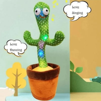 Picture of Dancing Cactus Singing Interactive Toy for Kids - Educational Musical Learning Instrument - Green