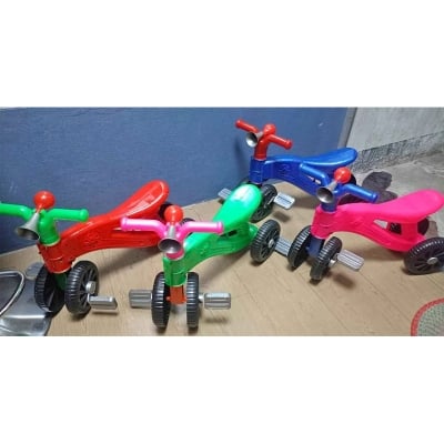 Picture of Kids Ride On Pedal Bike with Pedal for 1-4 Years Baby Learning Toy - Green