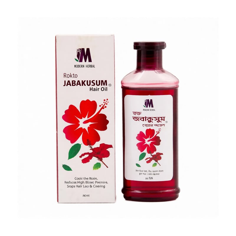 Picture of Modern Herbal Hair Oil Rokto Joba Kushum 80ML