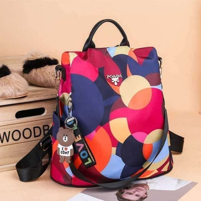 Picture of Fashion Backpack Women Oxford Cloth Shoulder Bag School Bags For Teenage Girls Light Ladies Travel Bagpack Mochila Feminina