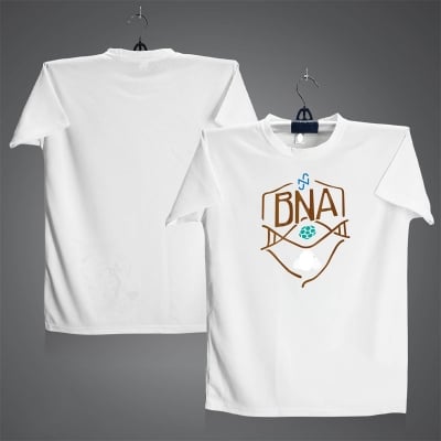 Picture of Brazil Short Sleeve Football Jersey For Men - Half Sleeve Neymar Logo t shirt - Brazil Jersey White