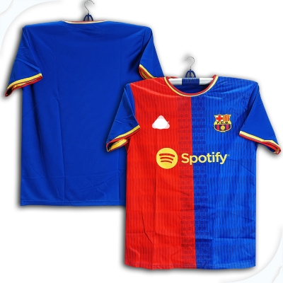 Picture of Barcelona Short Sleeve Football Jersey For Men - Half Sleeve Club T Shirt - Barcelona Jersey 2026/27 White