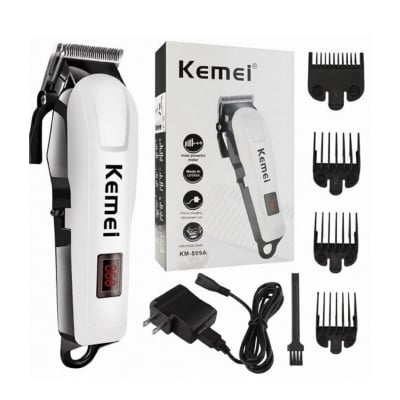 Picture of Kemei Km-809A Digital Rechargeable Electric Hair Cut Trimmer - Professional Grooming Tool