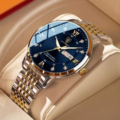 Picture of POEDAGAR Men Watch Top Brand Luxury Business Quartz Mens Watches Full Steel Waterproof Luminous Wristwatch For Men