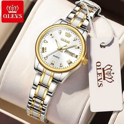 Picture of Luxury Stylish & Fashionable Tone Stainless Steel Analog Wrist Watch For Women