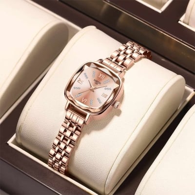Picture of Landa Women's Fashion Waterproof Solid Steel Strap Watch