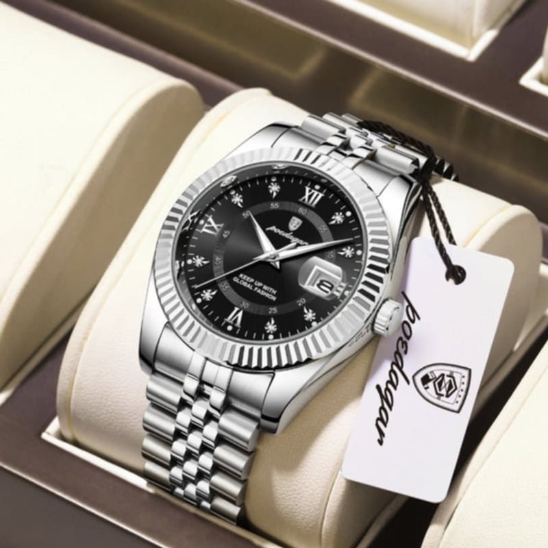 Picture of POEDAGAR 910 Luxury Sport Wrist Watch For Man Waterproof Luminous Date Men Watch Quartz Stainless Steel Men's Watches Male