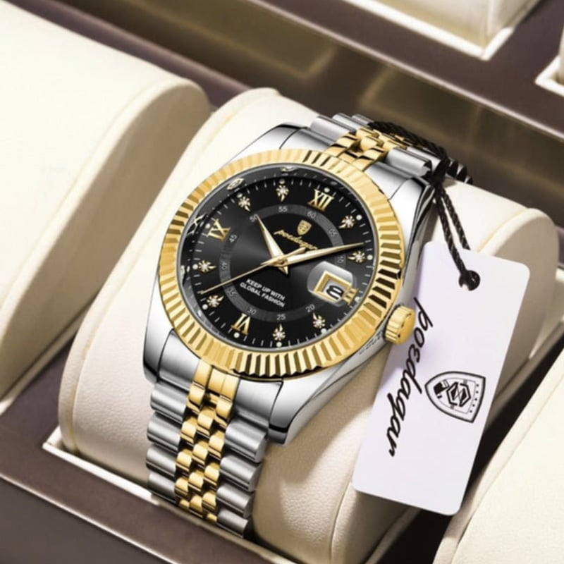 Picture of POEDAGAR 910 Luxury Sport Wrist Watch For Man Waterproof Luminous Date Men Watch Quartz Stainless Steel Men's Watches Male