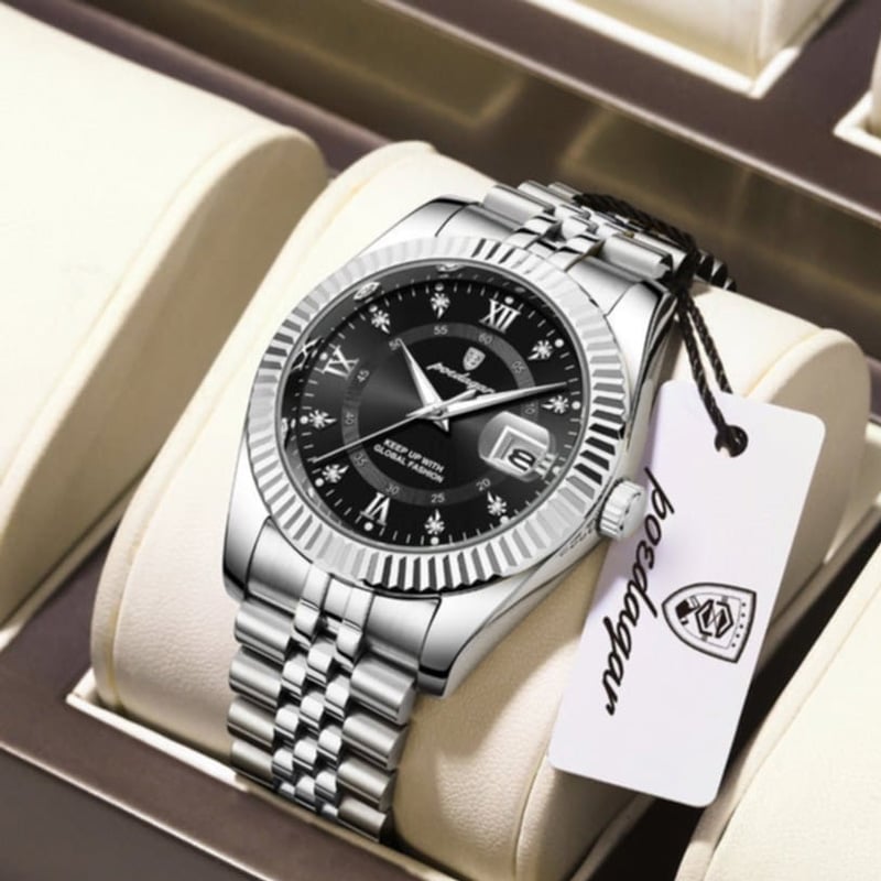 Picture of POEDAGAR 910 Luxury Sport Wrist Watch For Man Waterproof Luminous Date Men Watch Quartz Stainless Steel Men's Watches Male