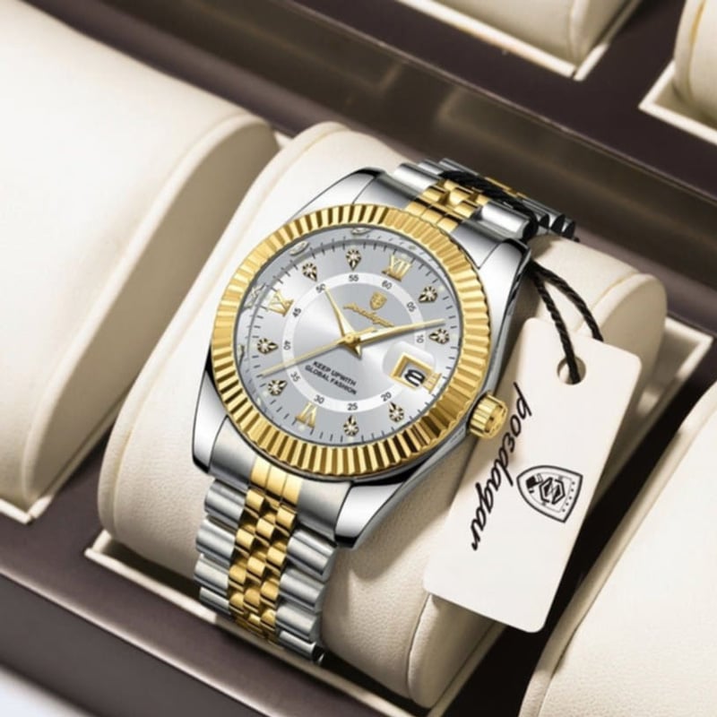 Picture of POEDAGAR 910 Luxury Sport Wrist Watch For Man Waterproof Luminous Date Men Watch Quartz Stainless Steel Men's Watches Male