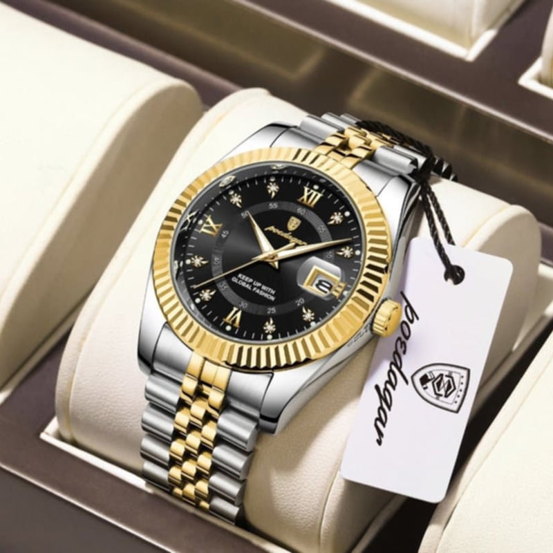 Picture of POEDAGAR 910 Luxury Sport Wrist Watch For Man Waterproof Luminous Date Men Watch Quartz Stainless Steel Men's Watches Male