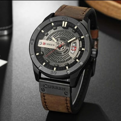 Picture of CURREN Men Military Sports Watches Men's Quartz Date Clock Man Casual Leather Wrist Watch Relogio Masculino
