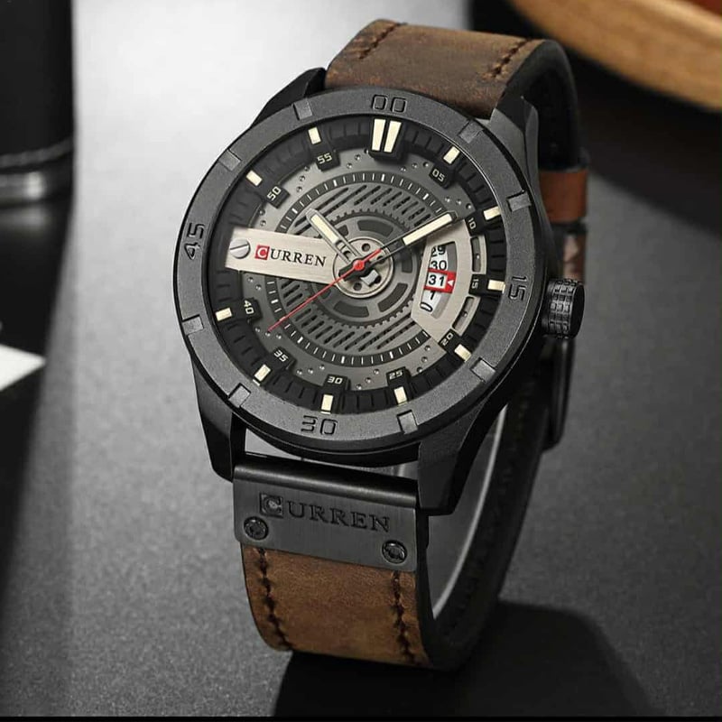 Picture of CURREN Men Military Sports Watches Men's Quartz Date Clock Man Casual Leather Wrist Watch Relogio Masculino