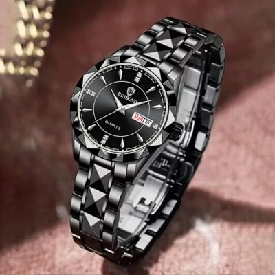 Picture of BINBONG Fashion Women Watches Luxury Ladies Quartz Watch Waterproof Luminous Date Stainless Steel Ladies Watch Girlfriend Gift