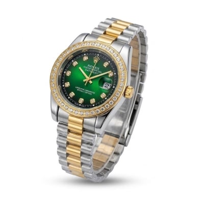 Picture of New stylish & fashionable  Stainless Steel Analog Date & Day Watch For Men