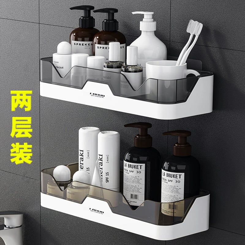 Picture of Premium Bathroom Corner Shelf | Shower Gel & Shampoo Holder | Storage Rack Organizer - Multicolor