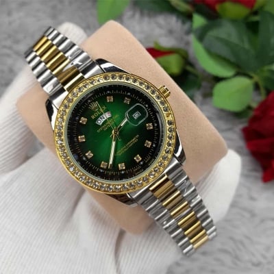 Picture of New stylish & fashionable Stainless Steel Analog Date & Day Watch For Men