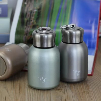 Picture of 300ml Stainless Steel Thermal Water Bottle | Leakproof Portable Mini Insulated Flask | Hot & Cold Drink Bottle for Kids, Men & Women | Travel, Office & School Use (Multicolor) - Multicolor