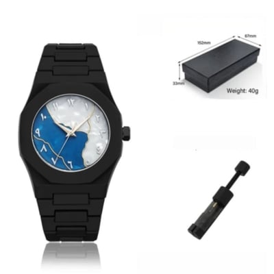 Picture of Aura 2025 New Arabic Aura Watch Black Modern Creative Design  Watch For Men