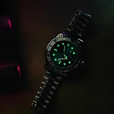 Picture of New Men's Sporty Automatic Dive Watch NH35 Movement 41mm Limited Edition with Sapphire Crystal Luminous Hands 10Bar