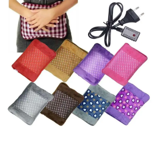 Picture of Electric Hot Water Bag for Pain Relief | Rechargeable Heating Pad for Body, Back, Neck & Menstrual Pain | Portable Warm Water Bag (Multicolor)
