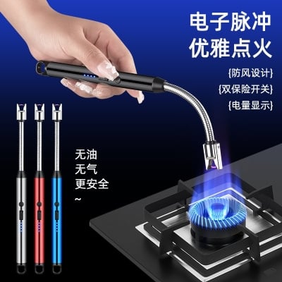 Picture of Rechargeable ARC Electric Lighter | Windproof USB BBQ & Kitchen Ignition Tool | Flameless Plasma Lighter for Candle, Gas Stove & Outdoor Use