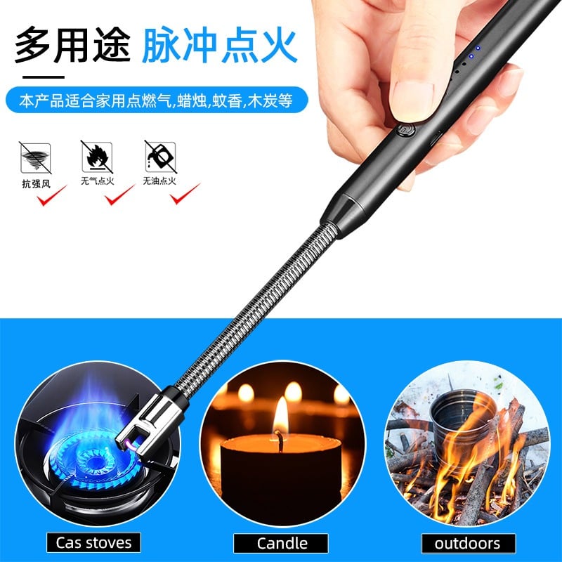Picture of Rechargeable ARC Electric Lighter | Windproof USB BBQ & Kitchen Ignition Tool | Flameless Plasma Lighter for Candle, Gas Stove & Outdoor Use