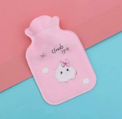 Picture of Baby Mini Hot Water Bag | Soft Velvet Cover Hot Water Bottle for Pain Relief & Winter Warmth | Portable Heat Therapy Bag (Multicolor) - Multicolor