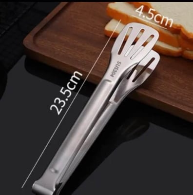 Picture of Stainless Steel Food Serving Tong – 25 cm Turner & Roti Chimta, Kitchen Tongs - Not Specified