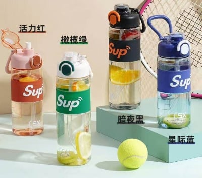 Picture of 780ml Sports Outdoor School Water Bottle | BPA Free Leakproof Drinking Bottle for Gym, Travel, School & Office | Best Quality SUP Water Bottle (Multicolour) - Multicolor
