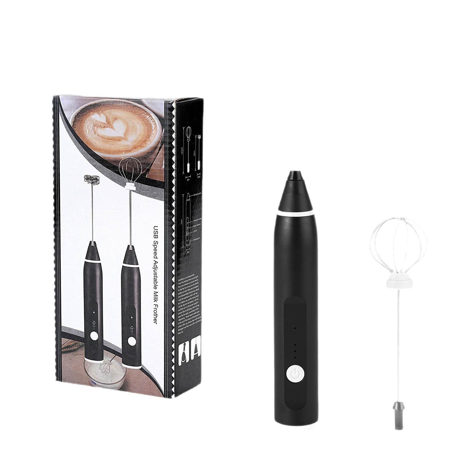 Picture of 2 Way Coffee Foamer & Milk Mixer | Handheld Electric Frother for Coffee, Latte, Cappuccino & Egg Beating | Portable Kitchen Whisk Mixer - Multicolor