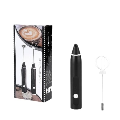 Picture of 2 Way Coffee Foamer & Milk Mixer | Handheld Electric Frother for Coffee, Latte, Cappuccino & Egg Beating | Portable Kitchen Whisk Mixer - Multicolor