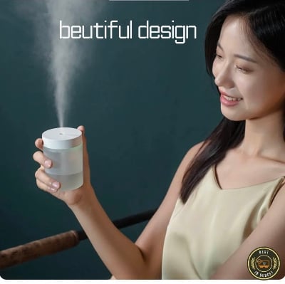 Picture of Colorful Ultrasonic Mini Humidifier – USB Aromatherapy Diffuser Mist Sprayer for Home, Office & Car - Multicolor