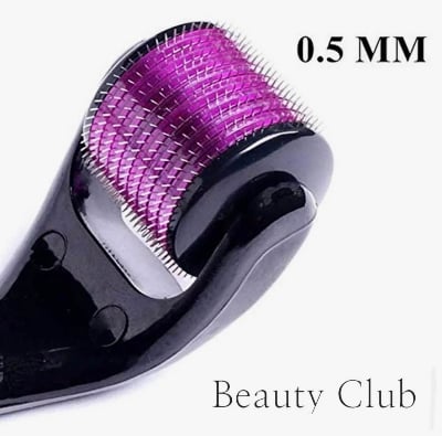 Picture of 0.5mm Dermaroller Micro Needle Skin Care Tool | Facial Roller for Skin Rejuvenation, Acne Marks & Anti-Aging Care - Multicolor