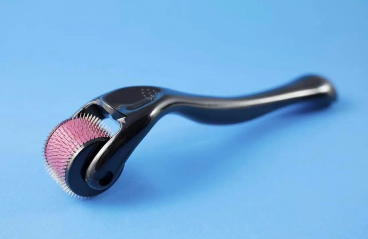 Picture of 0.5mm Dermaroller Micro Needle Skin Care Tool | Facial Roller for Skin Rejuvenation, Acne Marks & Anti-Aging Care - Multicolor