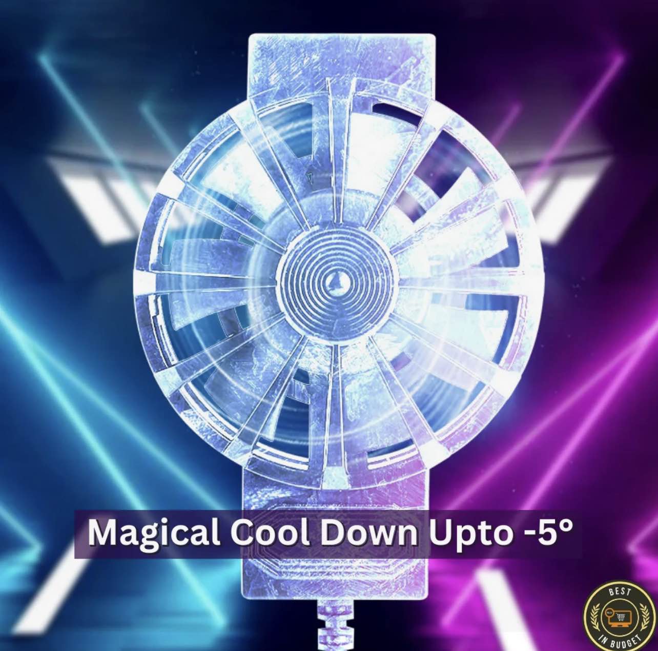 Picture of X16 Mobile Cooler for Gaming – Universal Mini Phone Cooling Fan with USB Power for All Smartphones (4–6.7 inch) - Multicolor