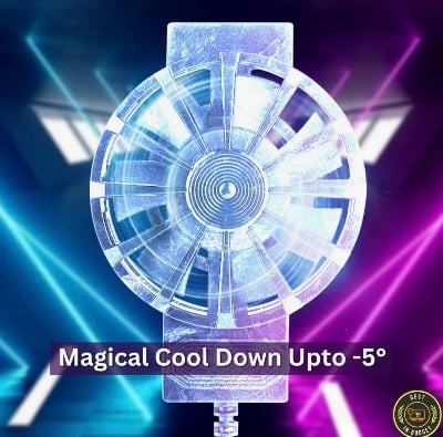 Picture of X16 Mobile Cooler for Gaming – Universal Mini Phone Cooling Fan with USB Power for All Smartphones (4–6.7 inch) - Multicolor