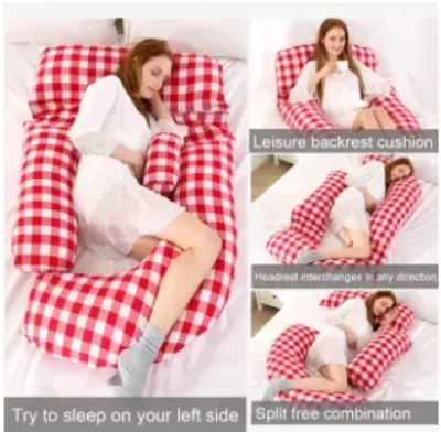 Picture of All In One Full Body Support Pregnancy Pillow ( Big Size 5 Part )