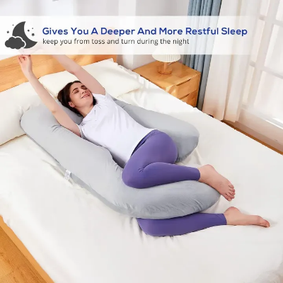 Picture of Pregnancy Pillow Sleeper Pregnant Maternity Pillows (Length-34+ Inch;Wide-24Inch) Multi Color