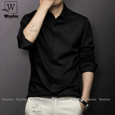 Picture of China Fabric Men’s Shirt — Smart Look, Zero Iron Hassle!-Black