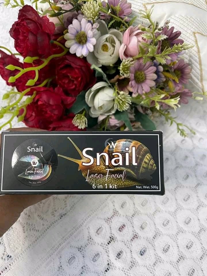 Picture of Snail Laser 6 in 1 Facial Kit - 300gm - Black
