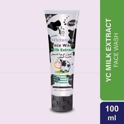 Picture of Original YC Whitening face wash  milk extract - 100ml - Black