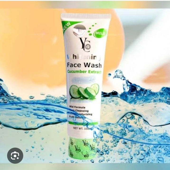 Picture of Original YC Whitening Face Wash Cucumber Extract - 100ml - Green