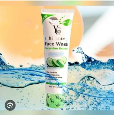 Picture of Original YC Whitening Face Wash Cucumber Extract - 100ml - Green