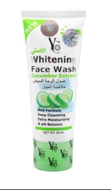 Picture of Original YC Whitening Face Wash Cucumber Extract - 100ml - Green