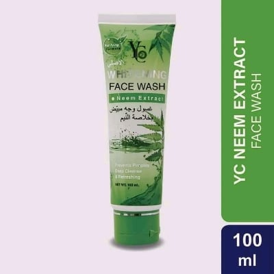 Picture of Original YC Whitening Face Wash Neem Extract - 100ml - Green