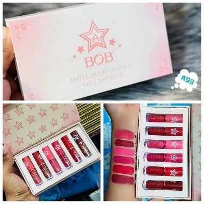 Picture of BOB 6pcs Liquid Matte Mini Lipstick Set - multicolor