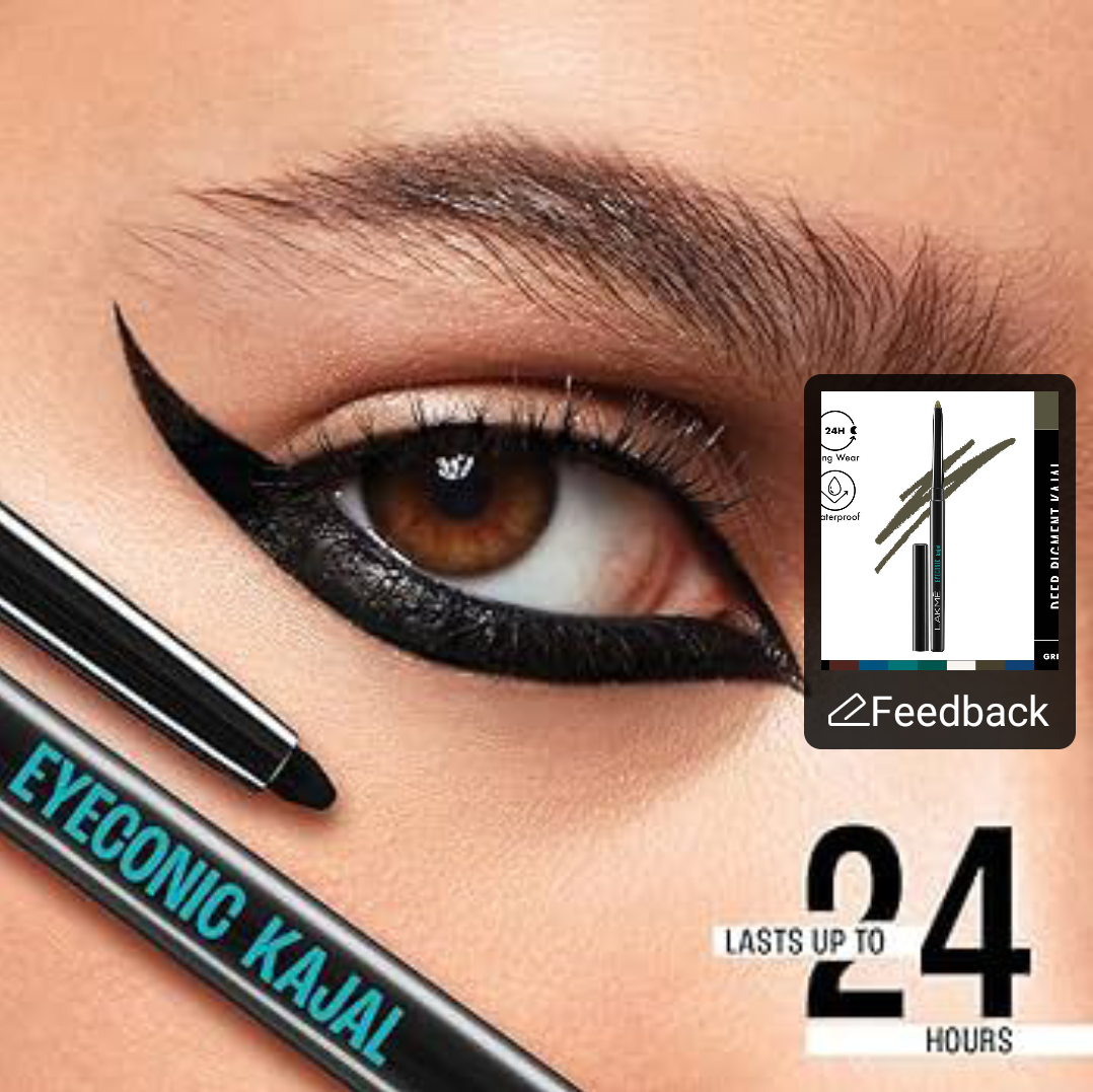 Picture of Lakme Eyeconic Kajal 24hr long lasting -Deep Black